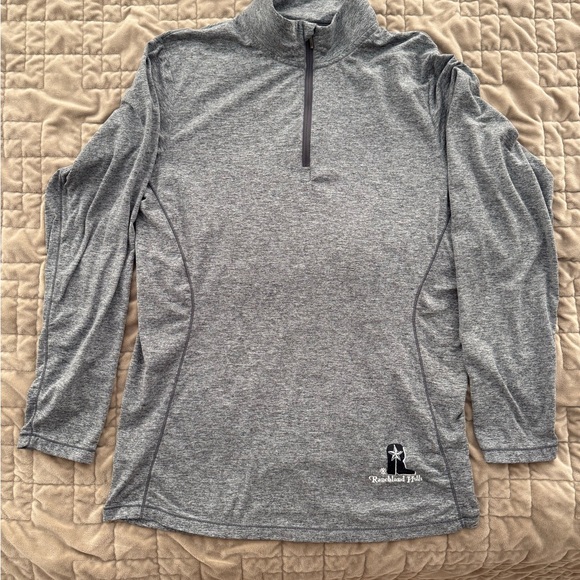 Sun Mountain Women's Gray Long Sleeve 1/4 Zip Pullover - Picture 2 of 8